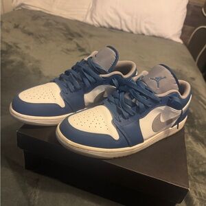 Nike Blue and Gray Sneakers for Men